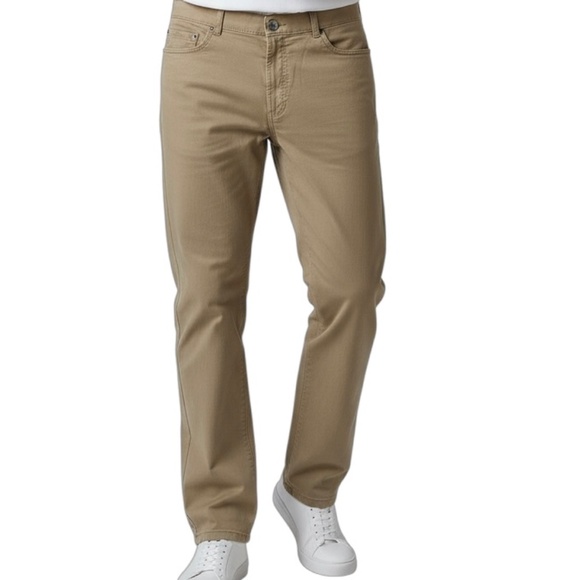 Men's Haggar H26 Jeans Beige 36W"x 32"L - Picture 1 of 5